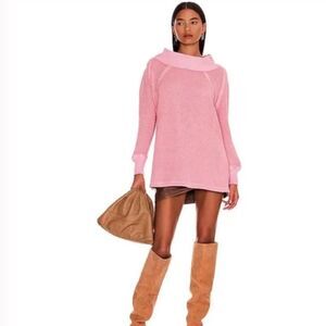 NWT Free People longline knitted tunic sweater XS